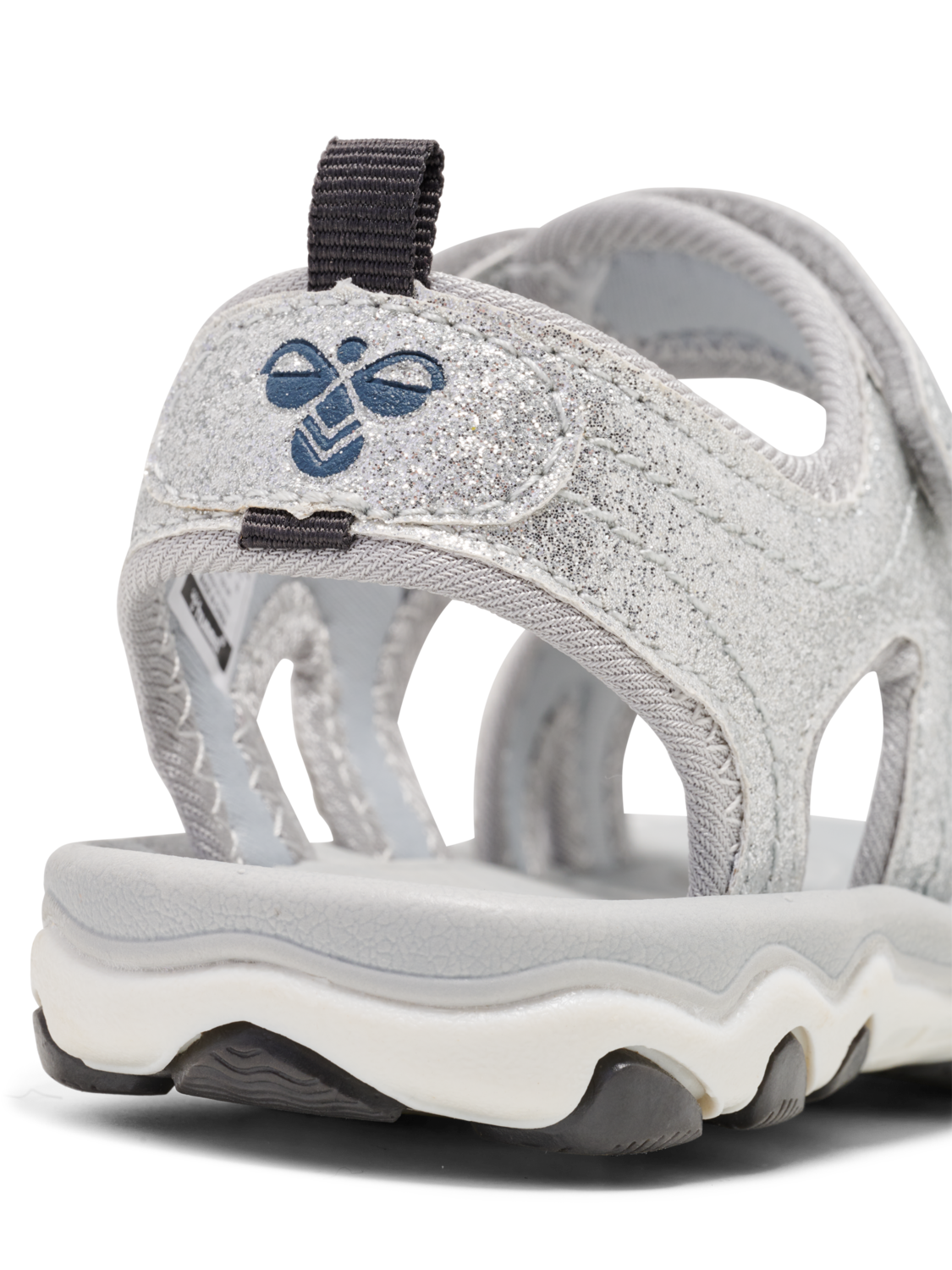 SANDAL GLITTER JR, SILVER, packshot