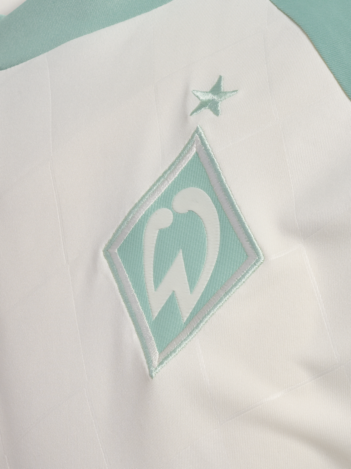 WER 24/25 AWAY JERSEY S/S, MARSHMELLOW/SILT GREEN, packshot