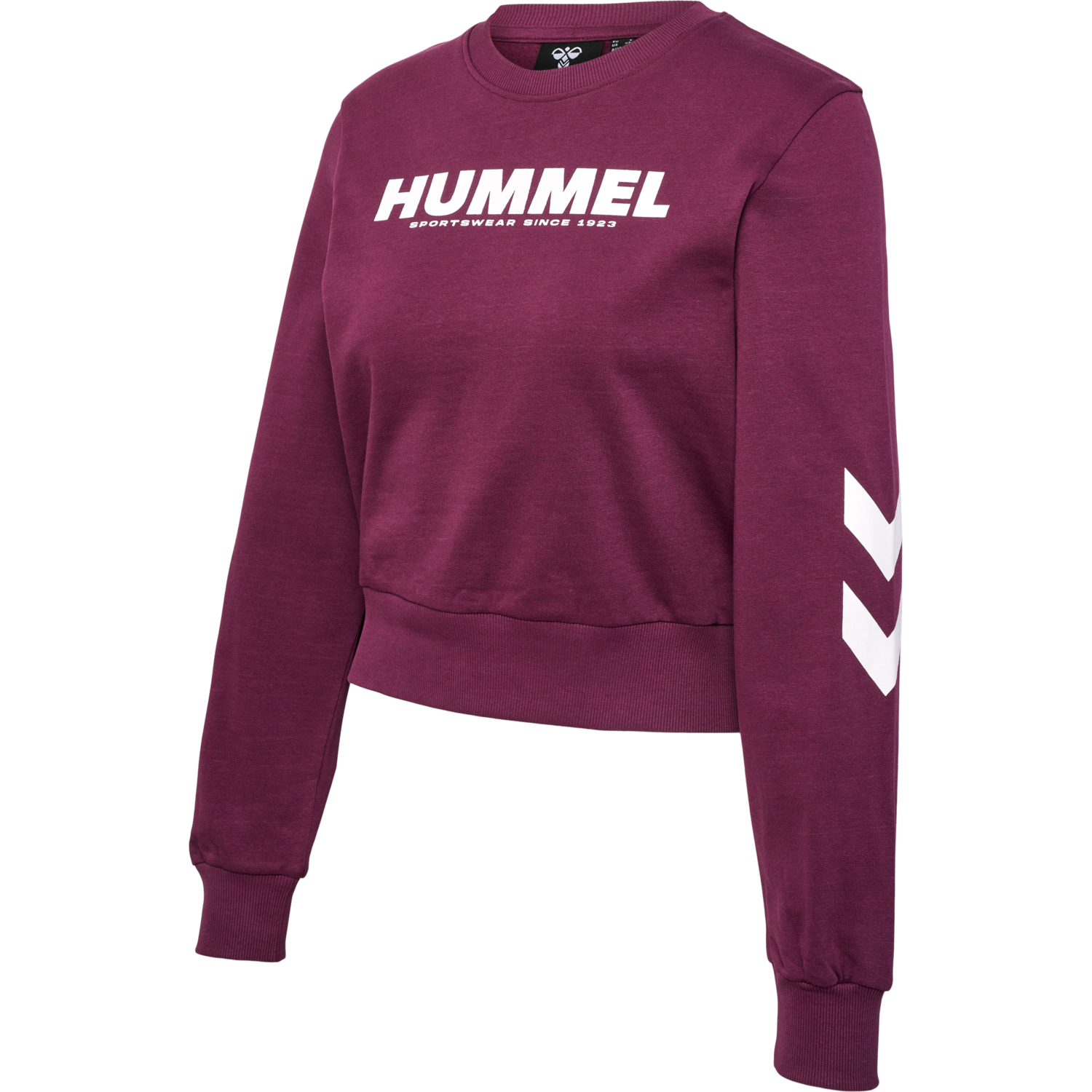 hmlLEGACY WOMAN SWEATSHIRT, GRAPE WINE, packshot
