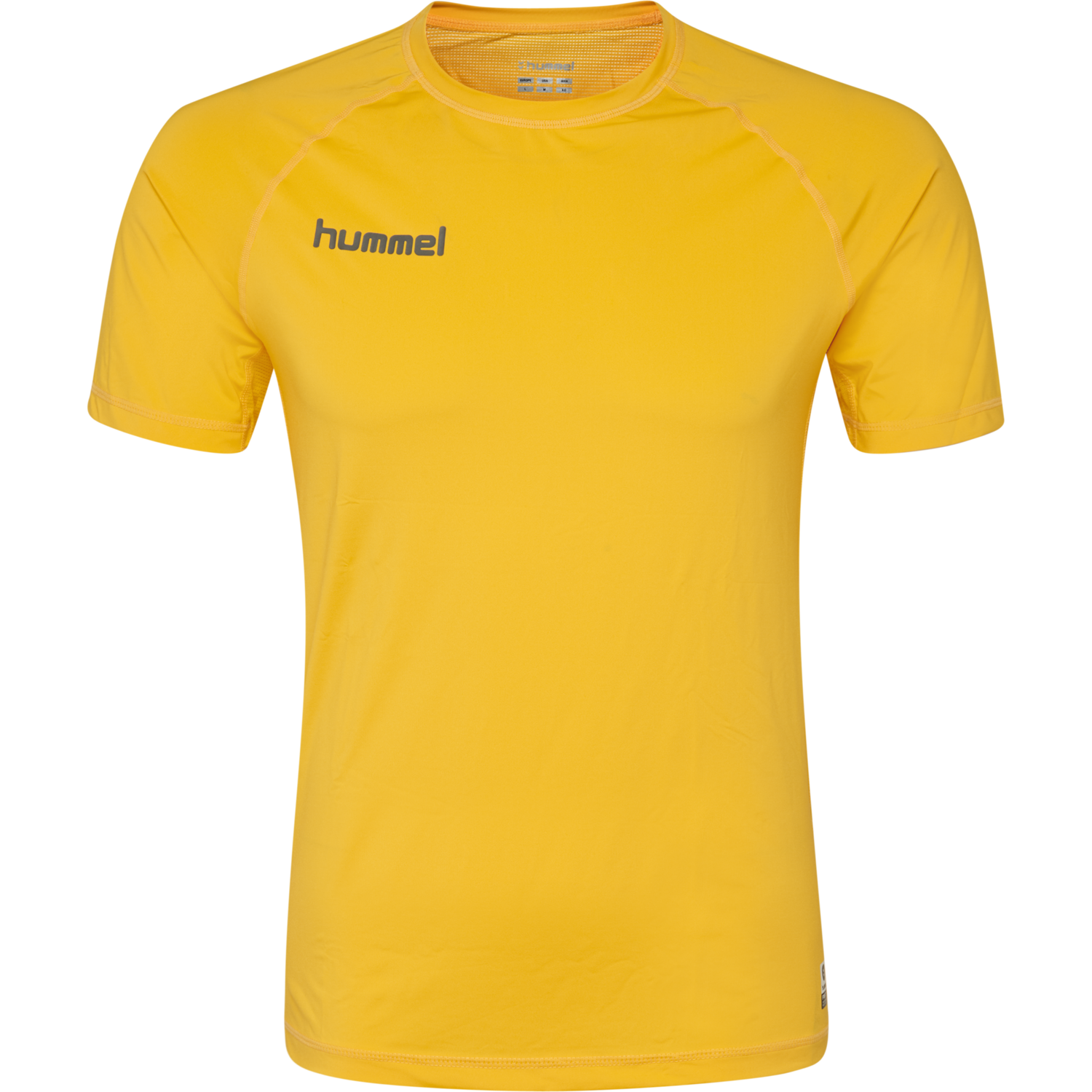 HML FIRST PERFORMANCE KIDS JERS S/S, SPORTS YELLOW, packshot