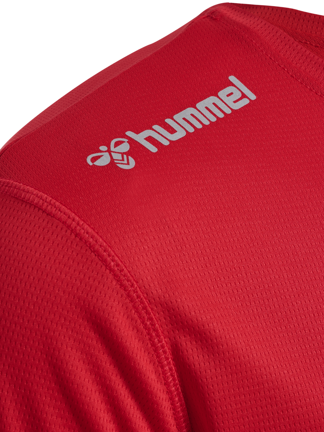 hmlRUN JERSEY L/S, TANGO RED, packshot