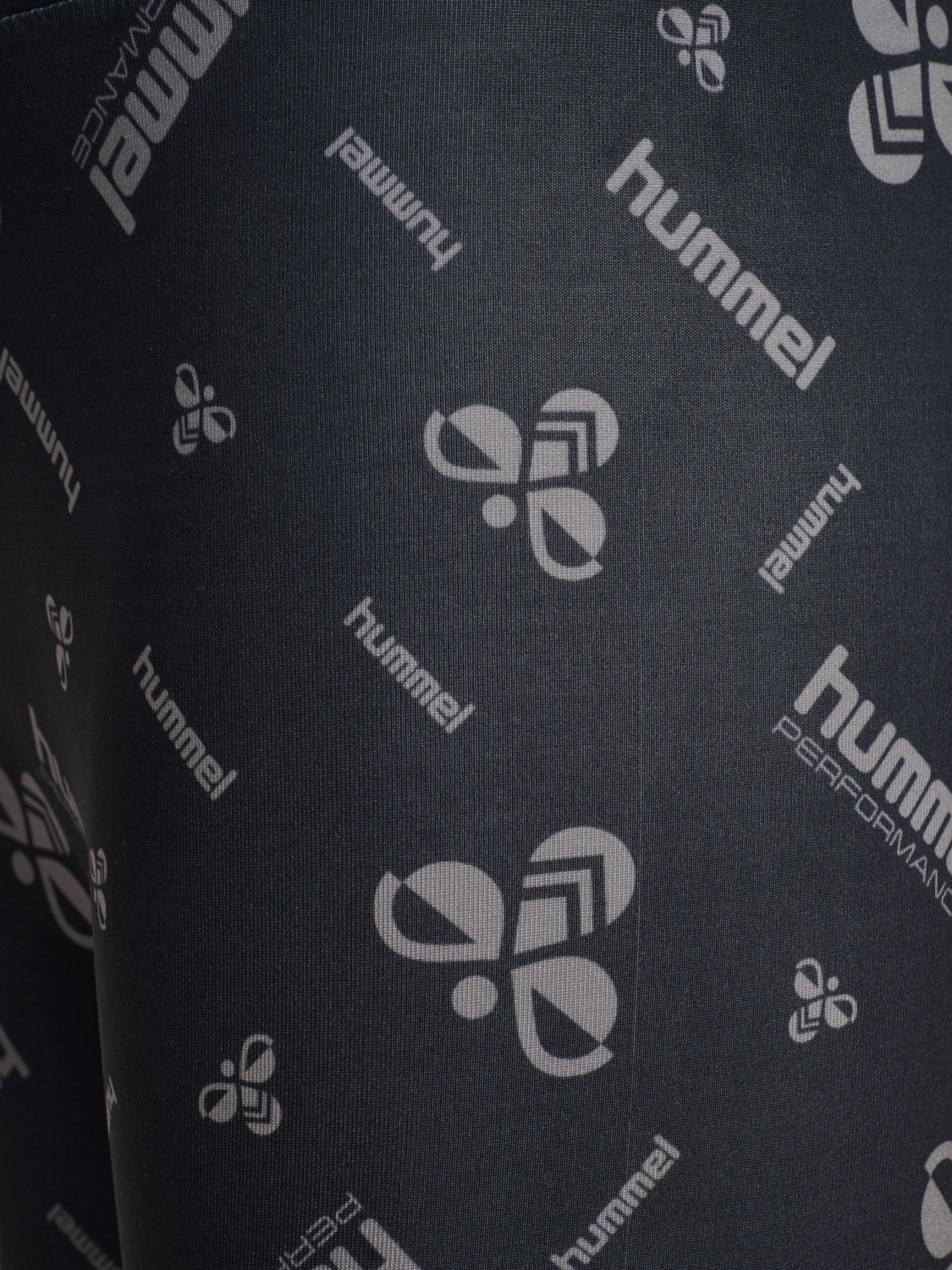 hmlJR GYM SHORT TIGHTS, BLACK/EBONY, packshot