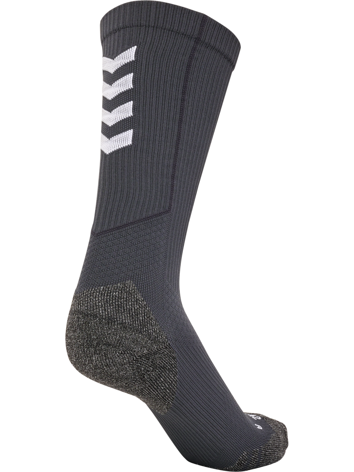 hmlPRO TRAINING SOCKS HIGH, ASPHALT/WHITE, packshot