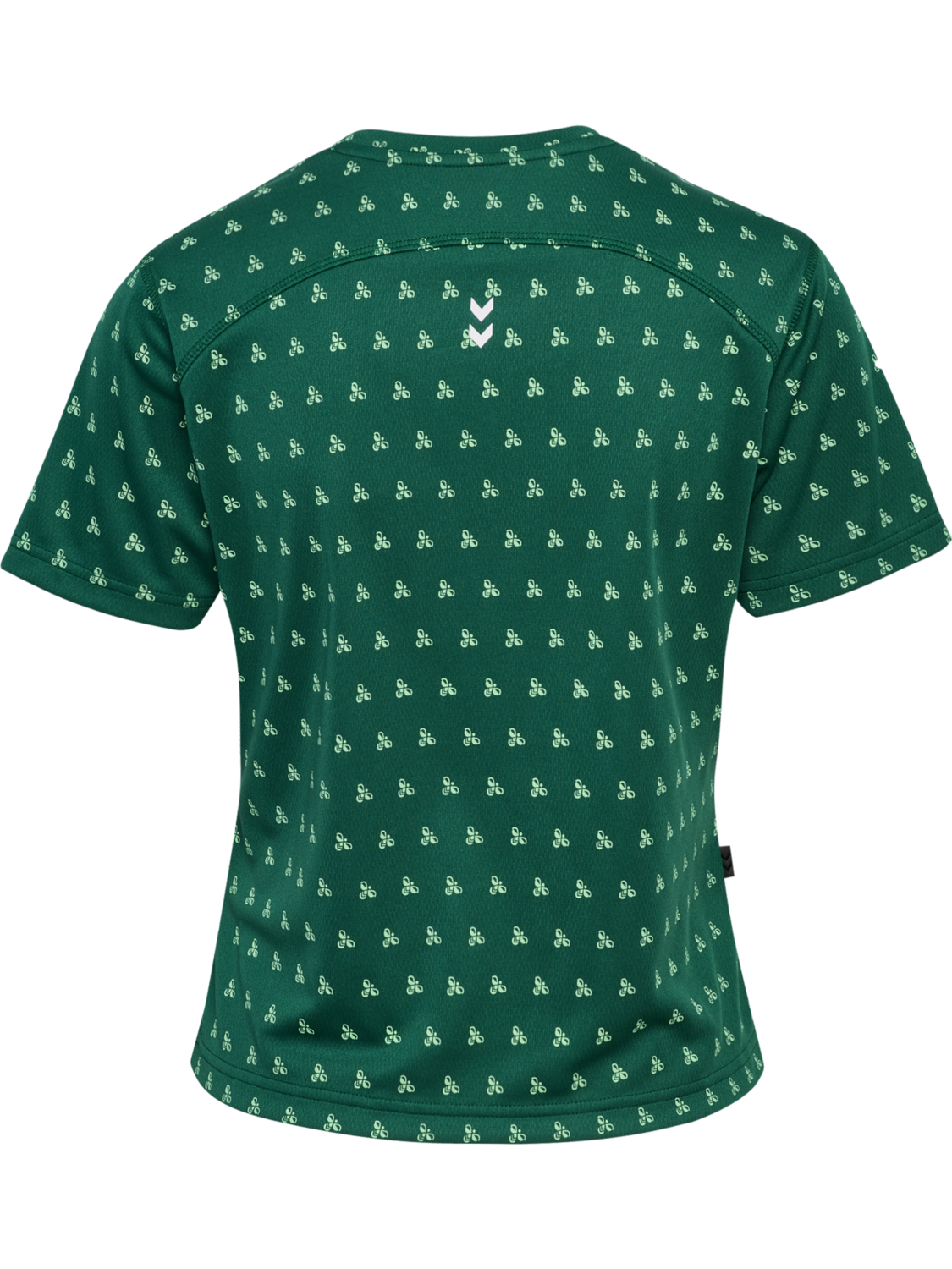 hmlPULSE AOP WORKOUT W T-SHIRT S/S, VERDANT GREEN, packshot