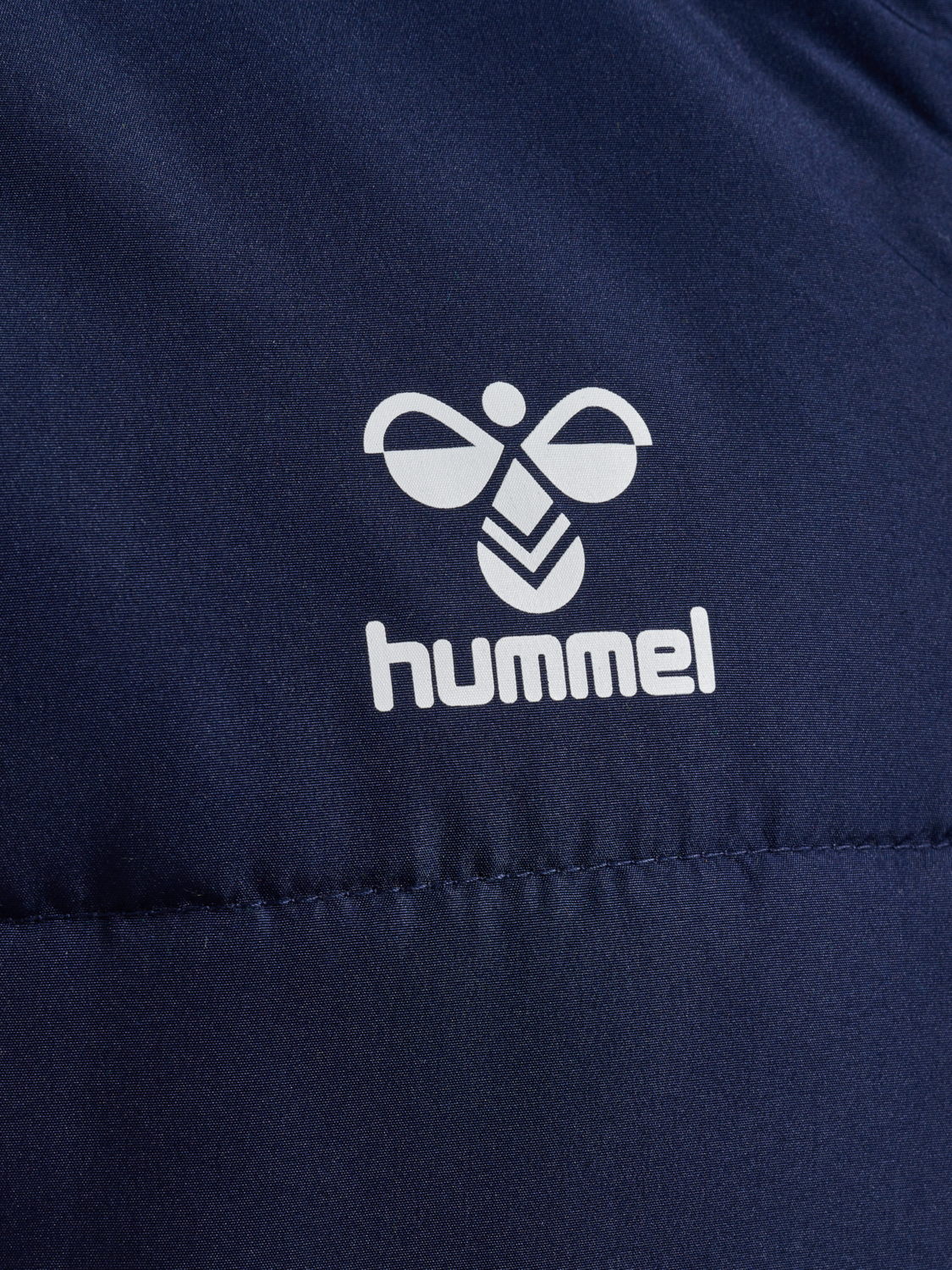 hmlESSENTIAL SHORT BENCH JKT KIDS, MARINE, packshot