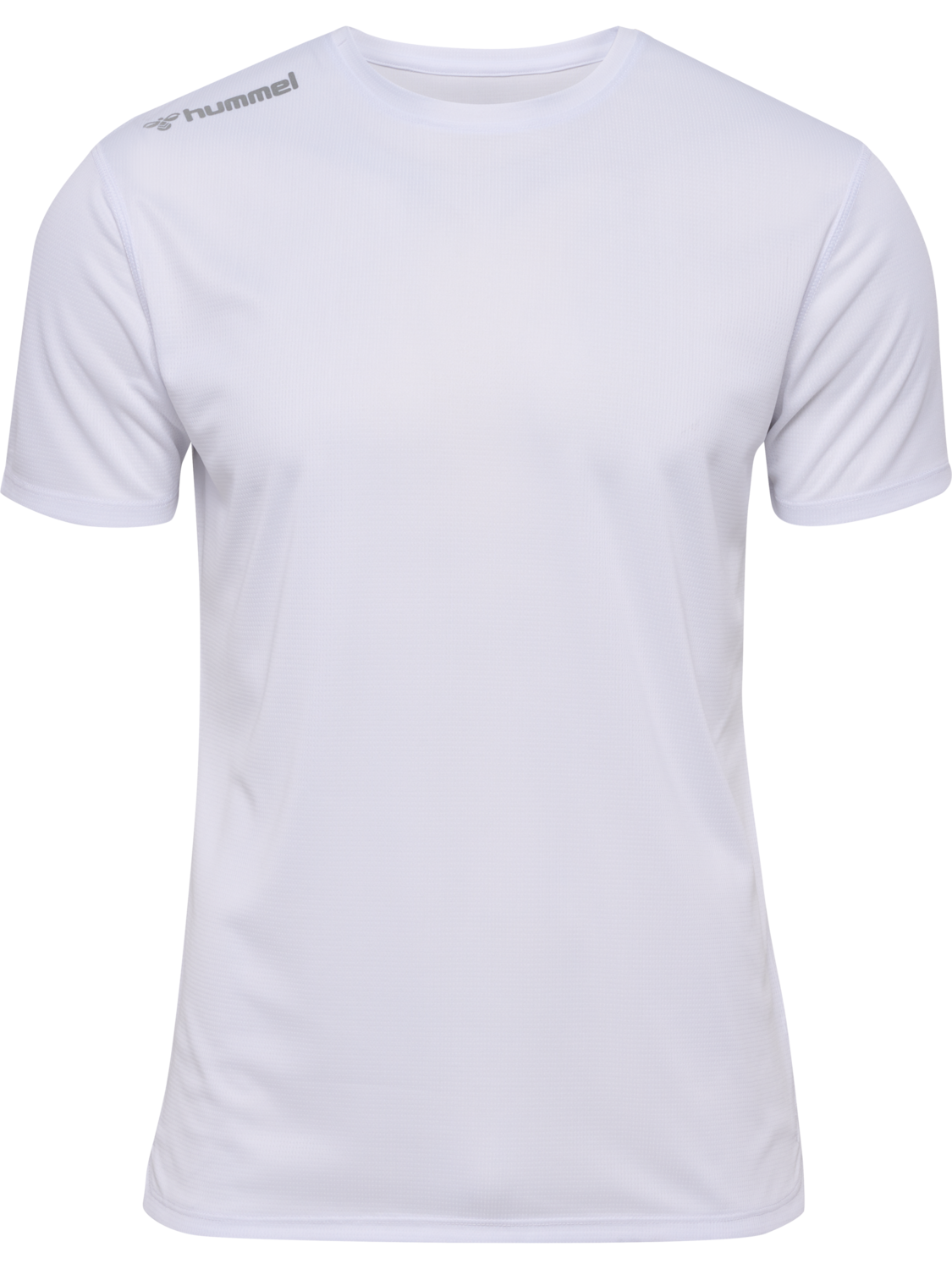 hmlRUN JERSEY S/S, WHITE, packshot