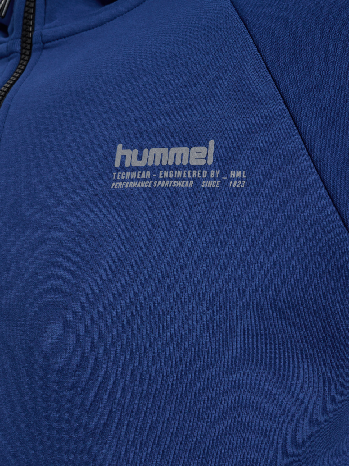 hmlTECH FLEECE REGULAR ZIP HOODIE, ESTATE BLUE, packshot