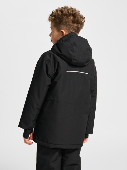 hmlJR SNOW JACKET WP 10K, BLACK, model
