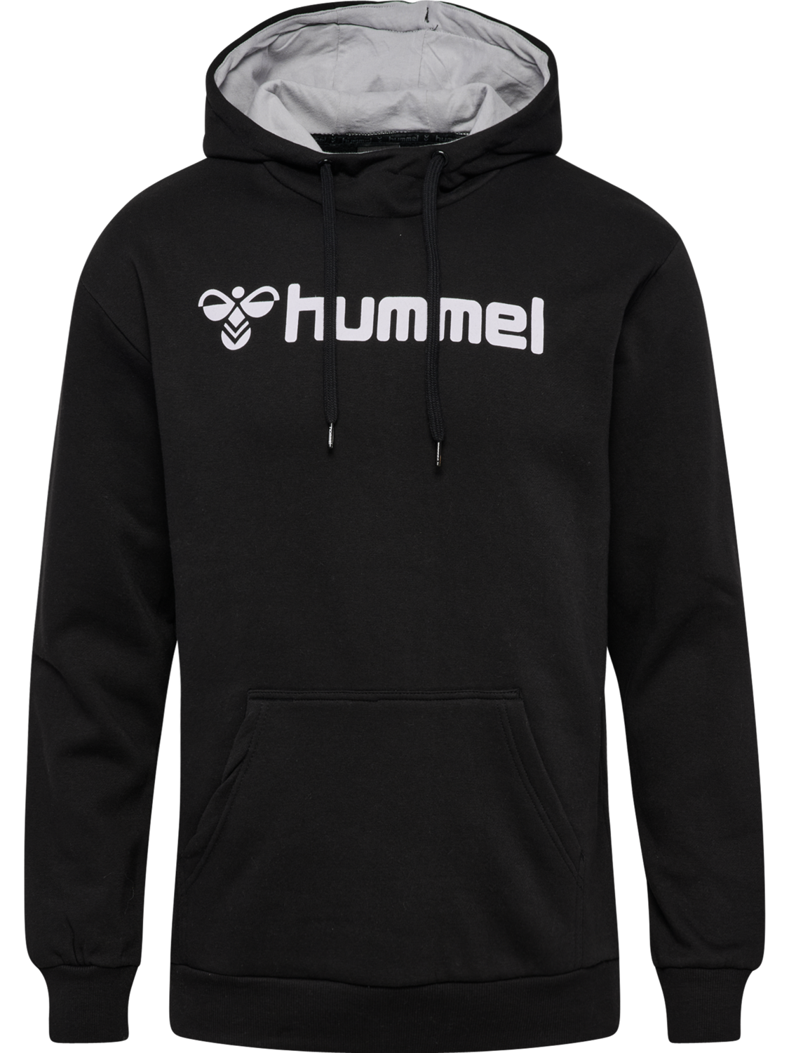 hmlMOVER COTTON HOODIE, BLACK, packshot