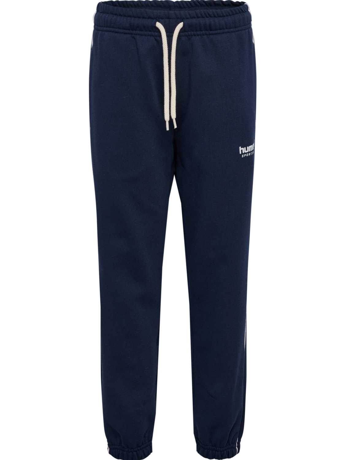 hmlJR LOOSE SWEATPANT PIPING, DRESS BLUES, packshot