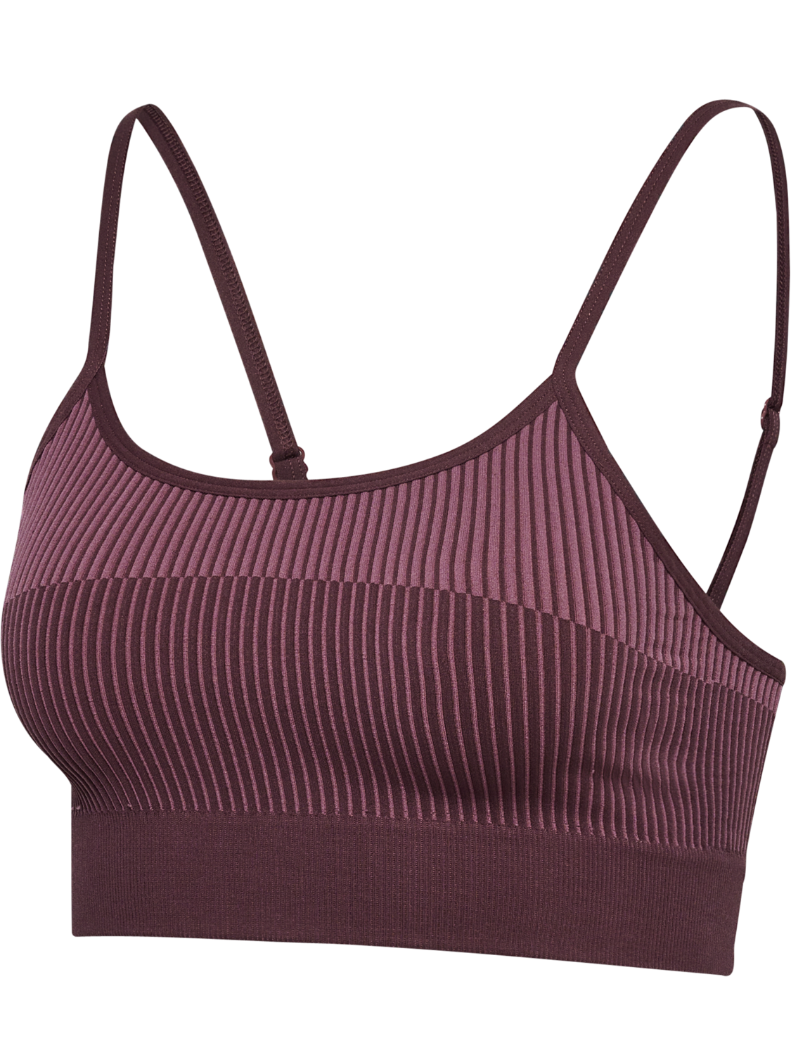 hmlYOGA SEAMLESS LOW SUPPORT BRA, FUDGE, packshot