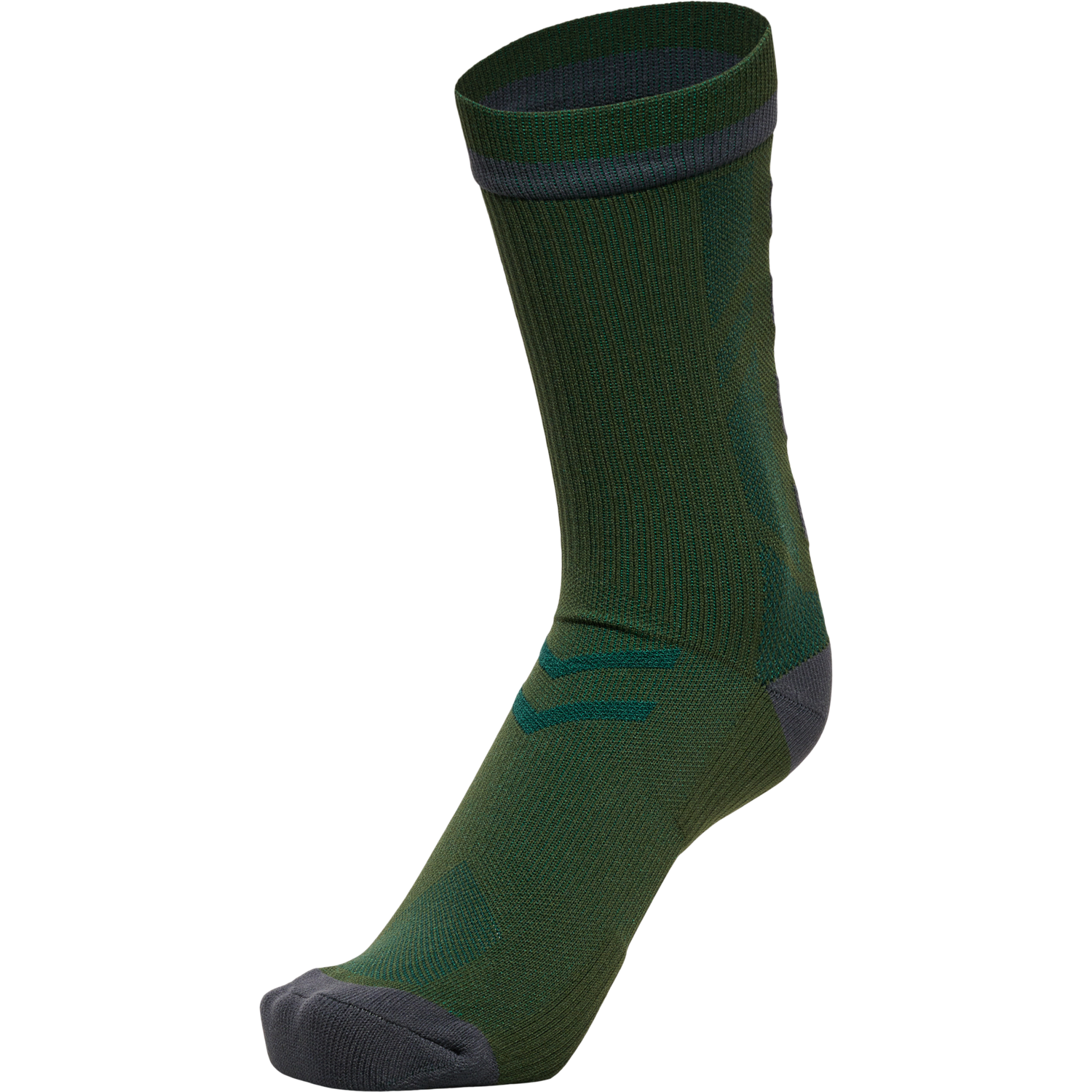 ELITE INDOOR SOCK LOW PA, OLIVE NIGHT, packshot
