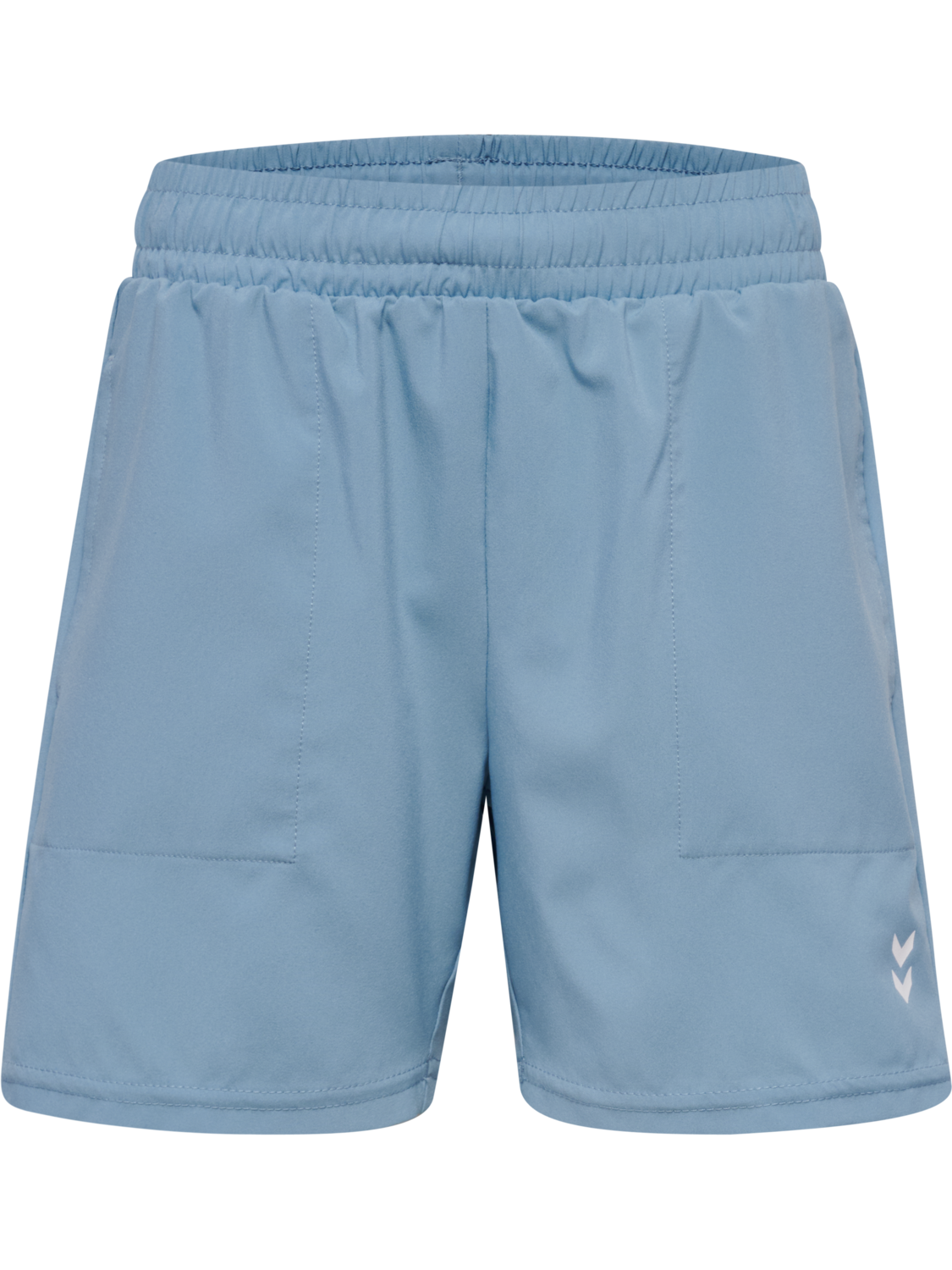hmlJR PULSE WORKOUT SHORTS, FADED DENIM, packshot