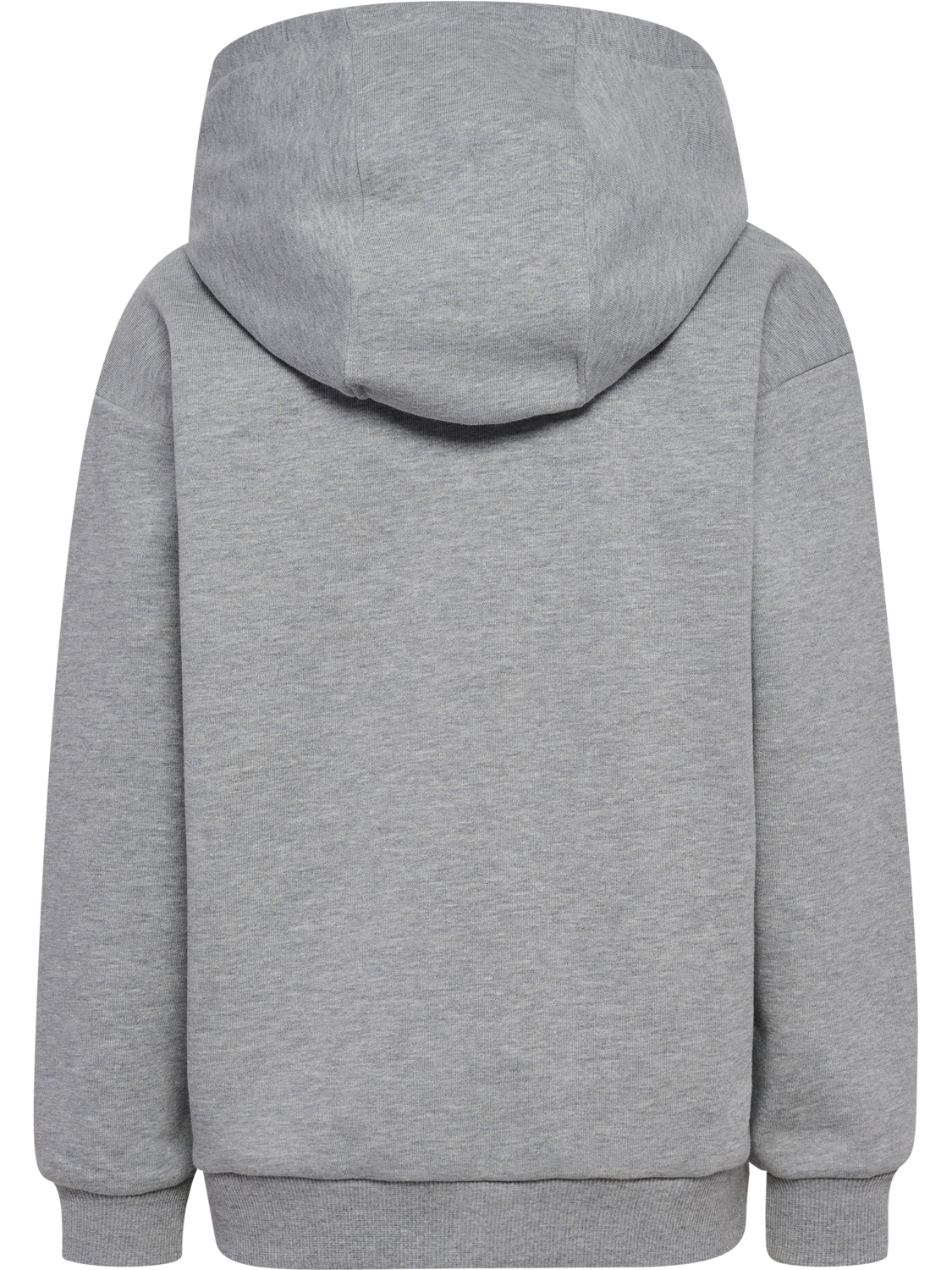 hmlJR LOOSE HOODIE BEE, GREY MELANGE, packshot