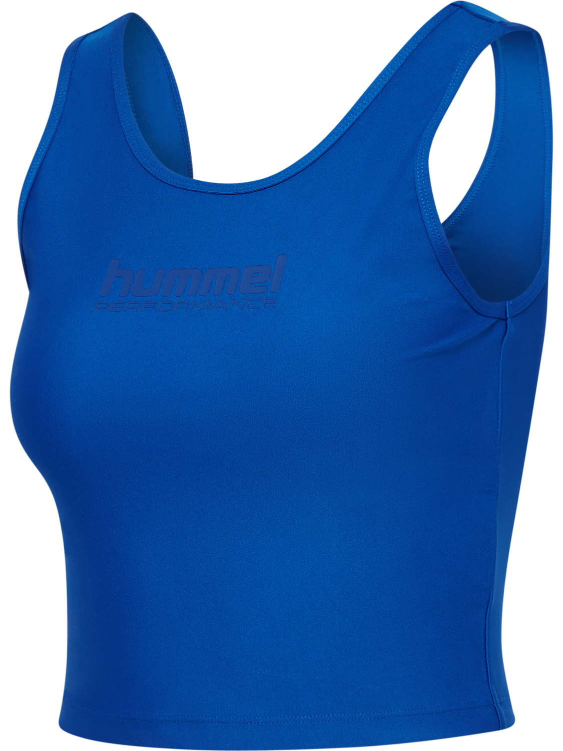 hmlFAST CROPPED TOP, OLYMPIAN BLUE, packshot