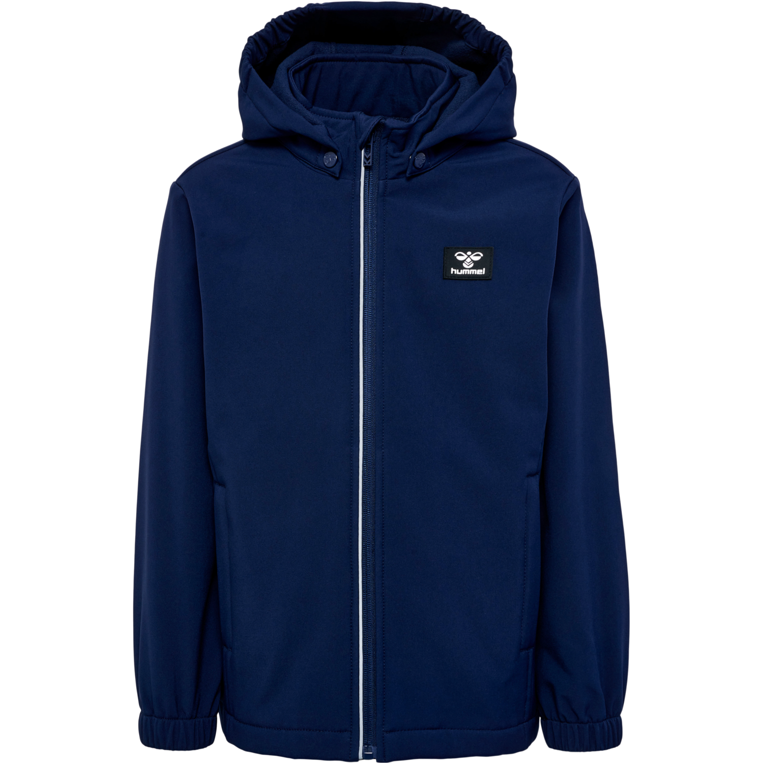 hmlMARS SOFTSHELL JACKET, BLACK IRIS, packshot