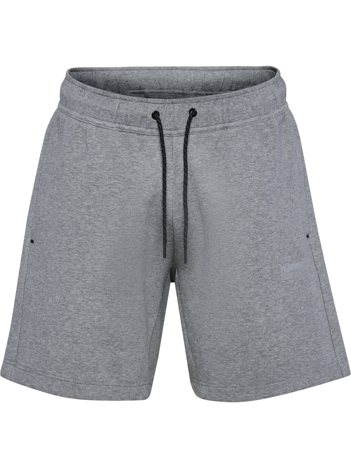 hmlTECH FLEECE SHORTS, GREY MELANGE, packshot