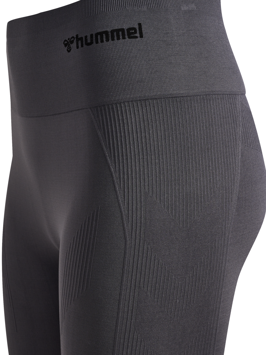hmlTIF SEAMLESS HIGH WAIST TIGHTS, BLACKENED PEARL, packshot