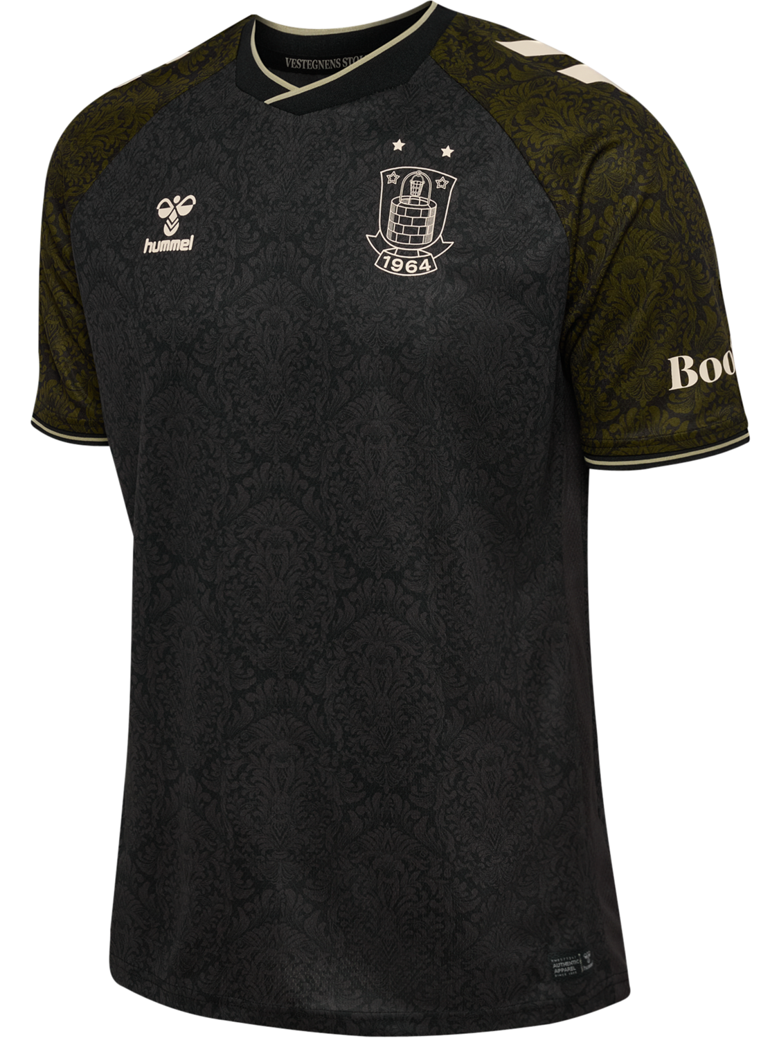 BIF 24/25 THIRD JERSEY S/S, CAVIAR/FIR GREEN, packshot