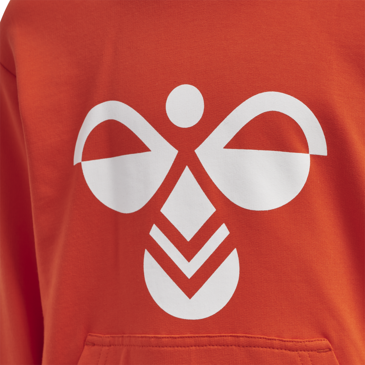 hmlCUATRO HOODIE, CHERRY TOMATO, packshot