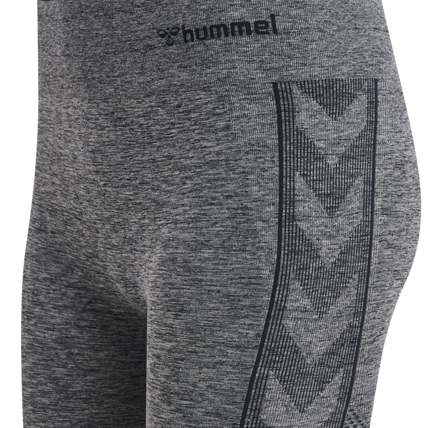 hmlMT UNA SEAMLESS MID WAIST TIGHTS, BLUE NIGHTS MELANGE, packshot