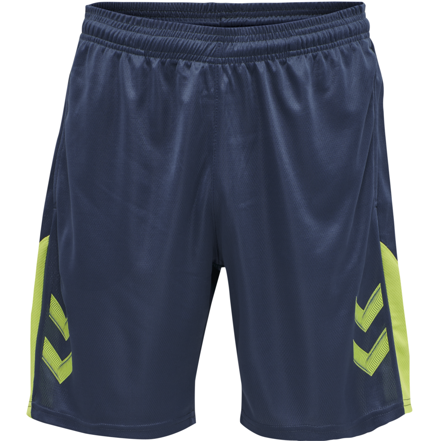 hmlLEAD TRAINER SHORTS, DARK DENIM, packshot