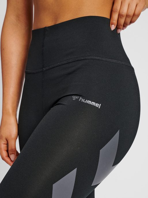 hmlMT PARIS HIGH WAIST TIGHTS, BLACK, model