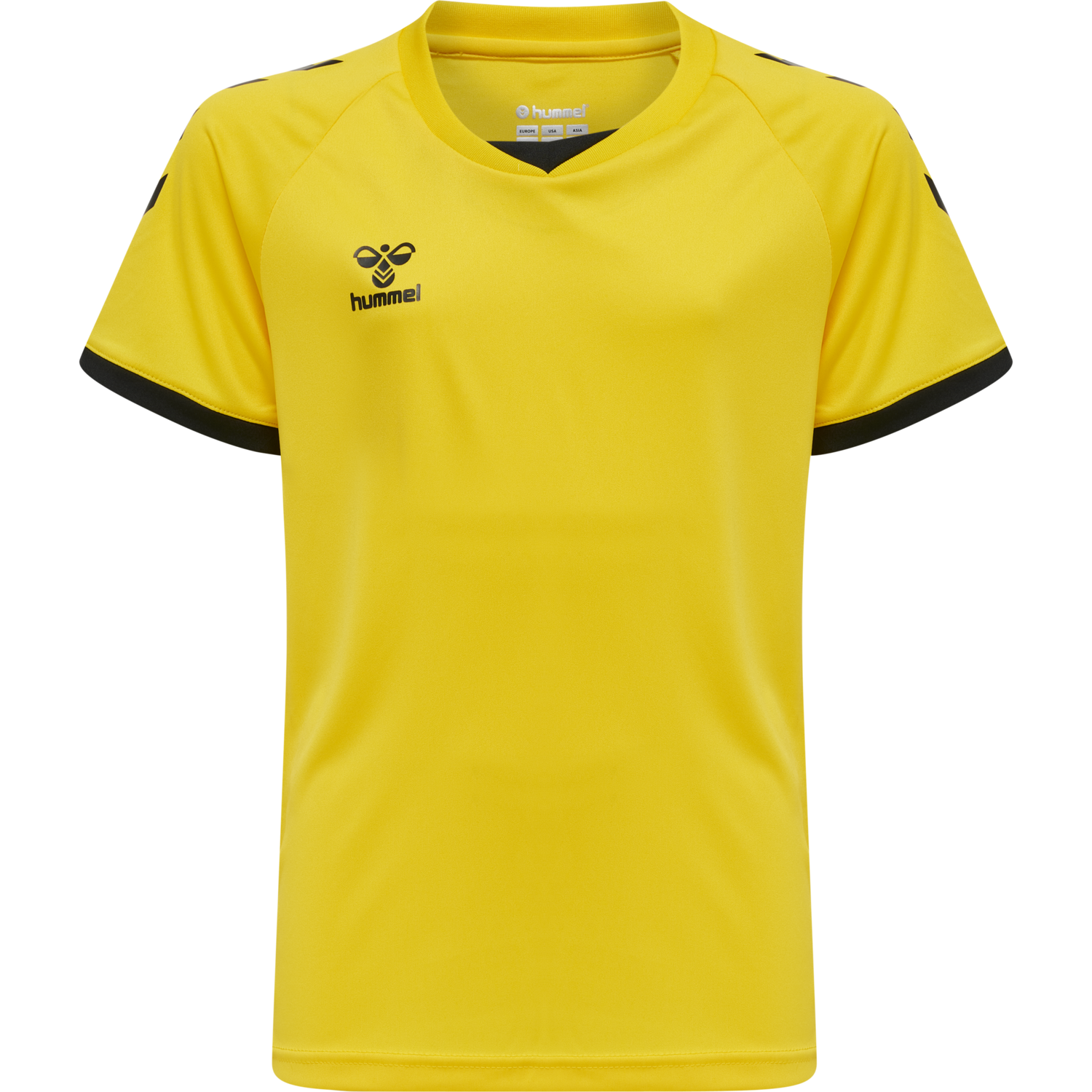 hmlCORE VOLLEY TEE KIDS, BLAZING YELLOW, packshot