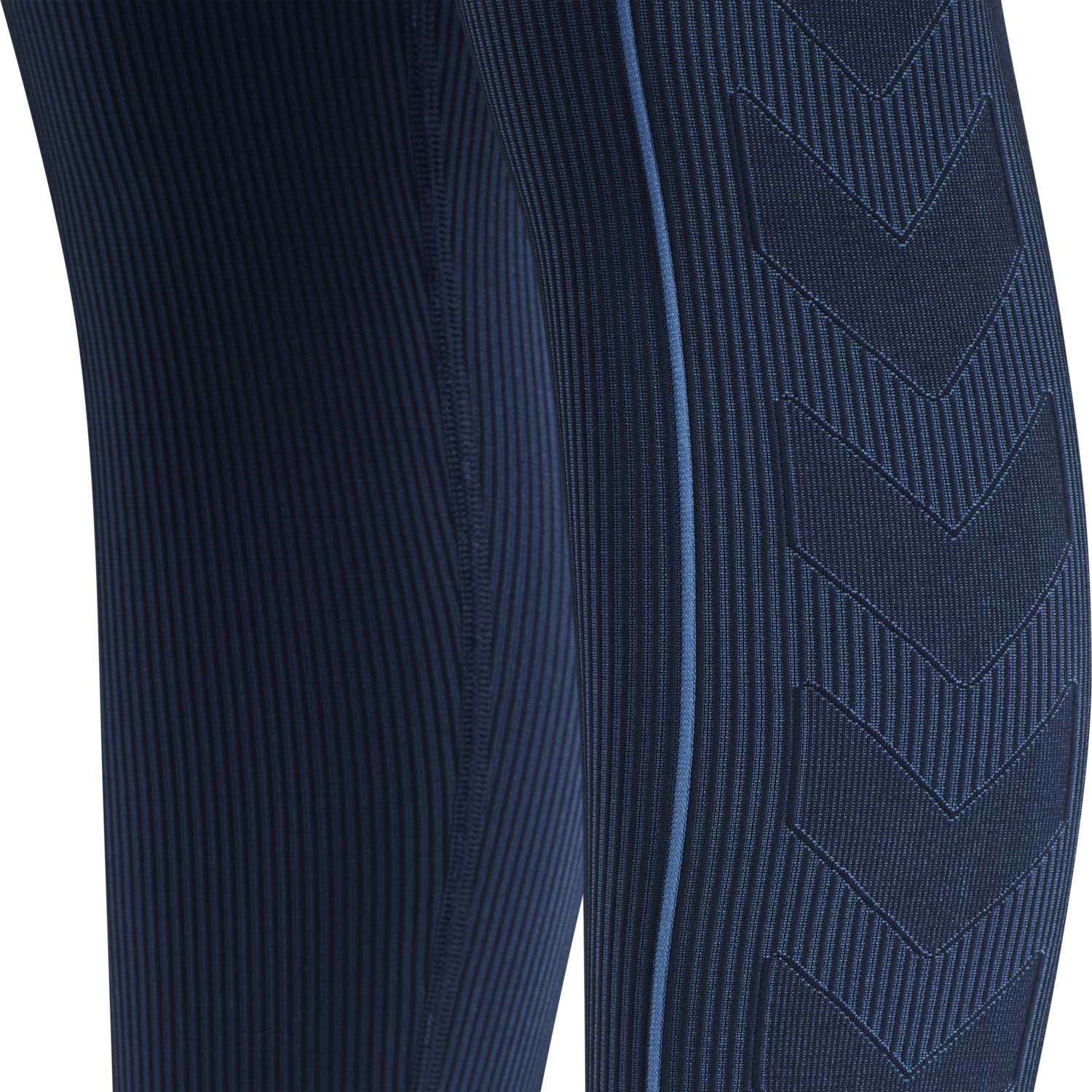 hmlTE CHRISTEL SEAMLESS MW TIGHTS, MARINA/INSIGNIA BLUE MELANGE, packshot