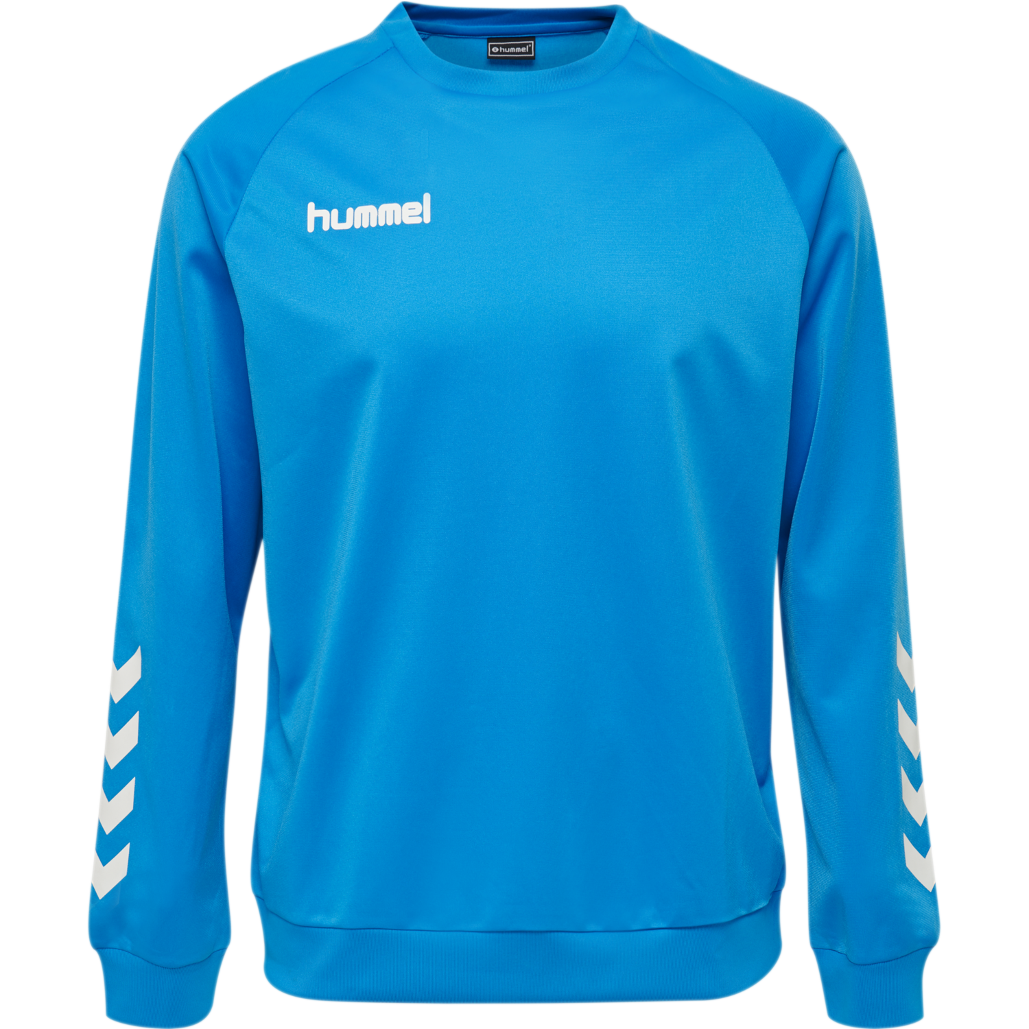 hmlPROMO KIDS POLY SWEATSHIRT, DIVA BLUE, packshot