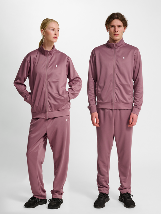 hmlPULSE TRACKSUIT, WISTFUL MAUVE, model