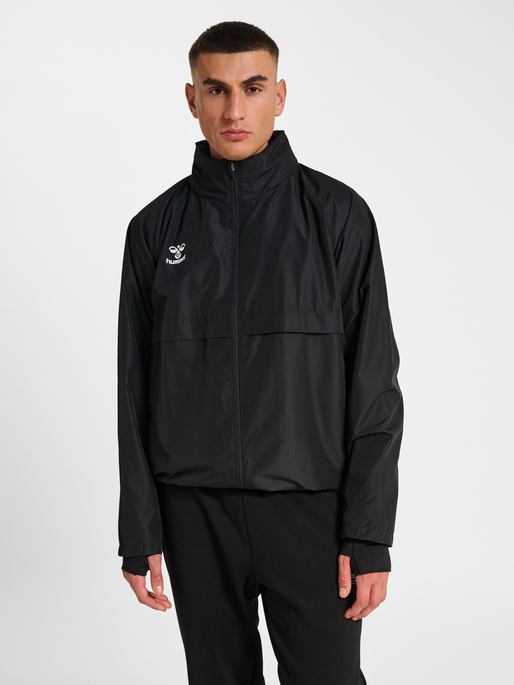 hmlGO SHELL JACKET, BLACK, model