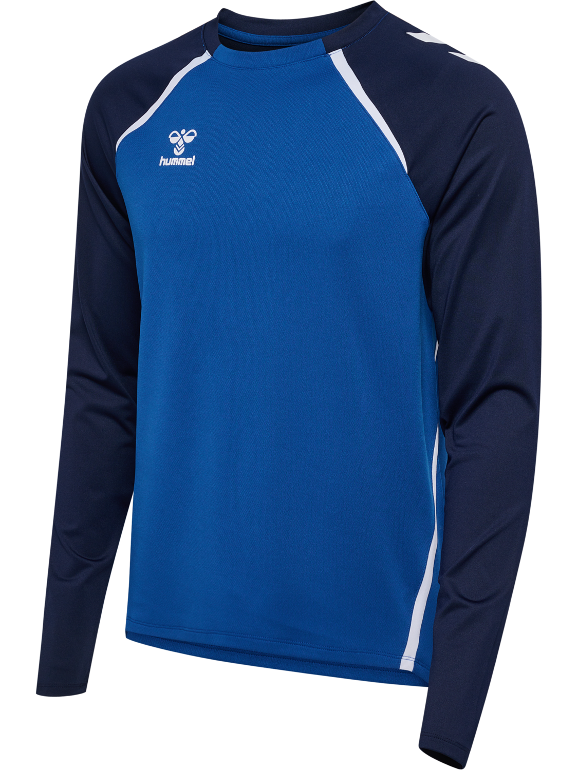 hmlLEAD 2.0 CREW SWEAT, TRUE BLUE/MARINE, packshot