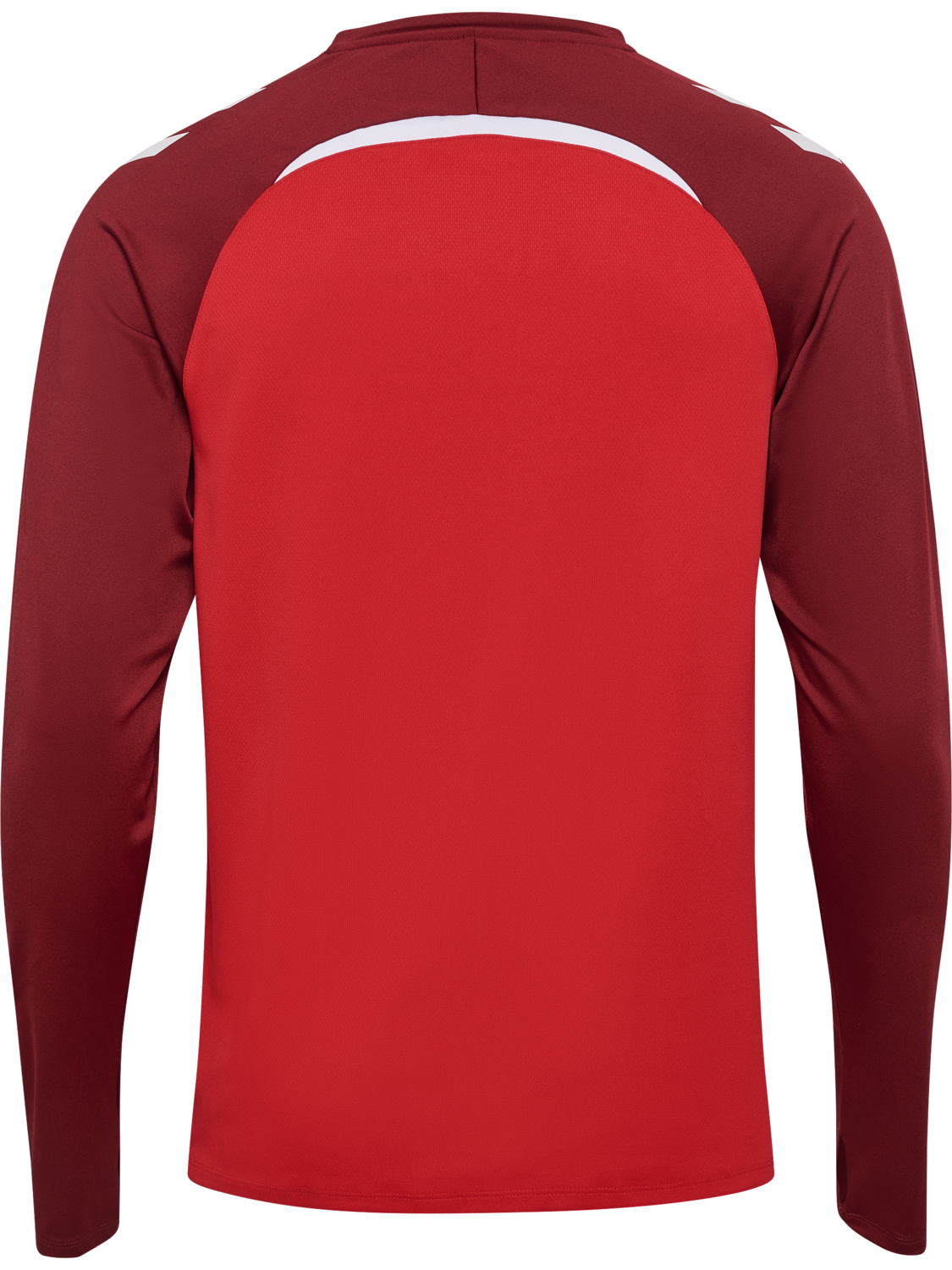 hmlLEAD 2.0 CREW SWEAT, TRUE RED/MAROON, packshot
