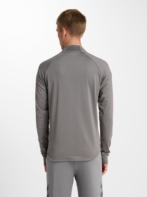 hmlPRO TRAINING ZIP JACKET, STEEL GRAY, model