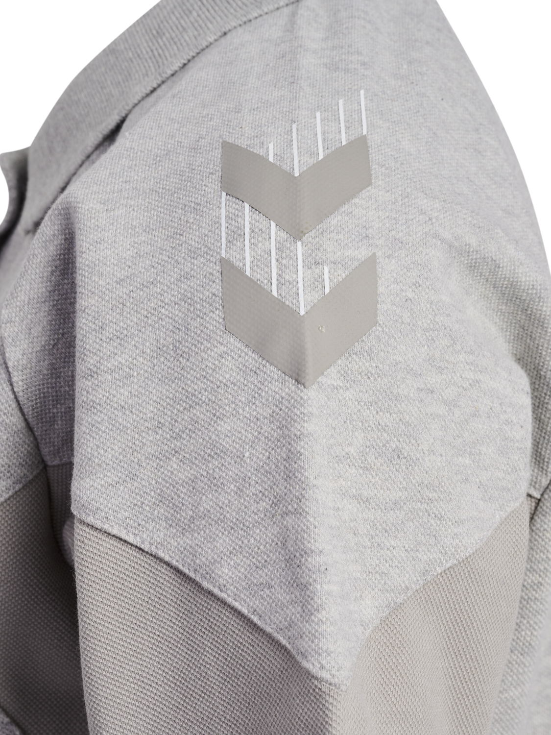hmlTRAVEL POLO WOMAN, LIGHT GREY MELANGE, packshot