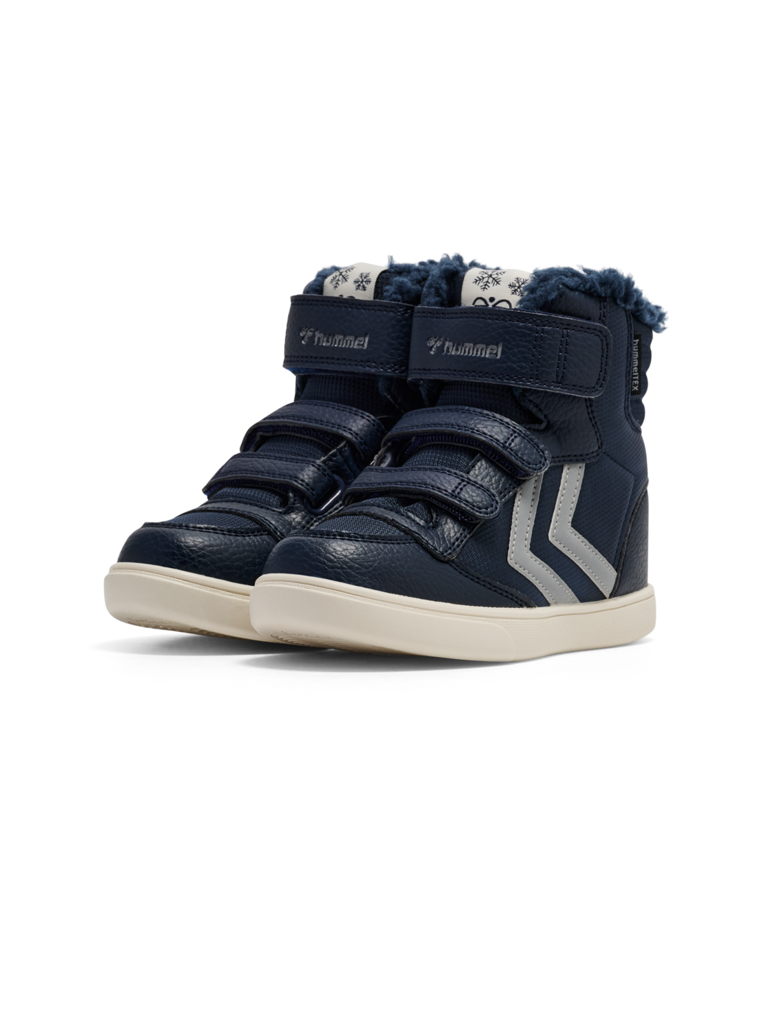 STADIL SUPER POLY BOOT MID TEX JR, BLACK IRIS/SILVER, packshot
