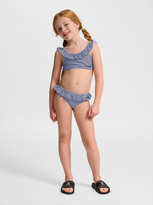 hmlFRILLI BIKINI, NAVY BLAZER/BRIGHT WHITE, model