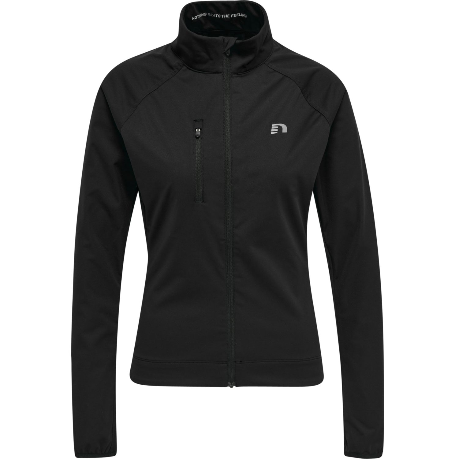 WOMENS CORE BIKE THERMAL JACKET, BLACK, packshot