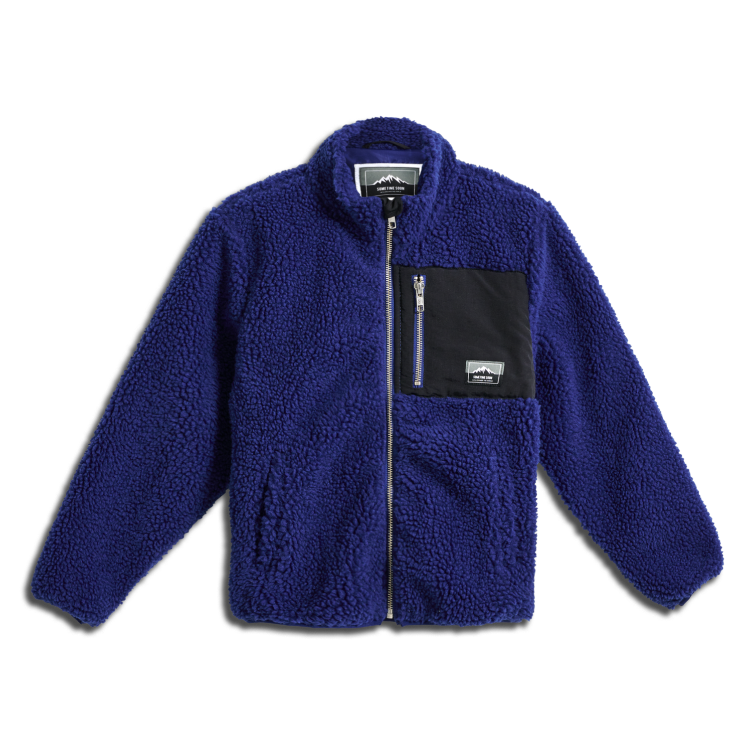 stmVENTURE FLEECE JACKET, NAVY PEONY, packshot